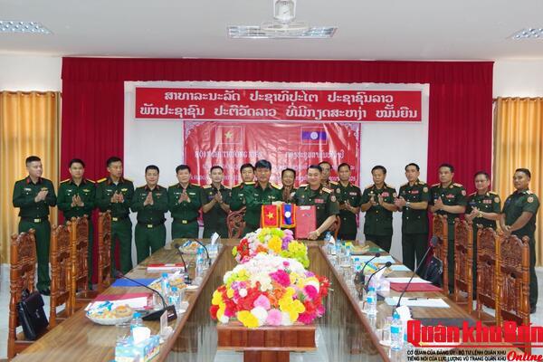 Sư đoàn 968 (Quân khu 4) và Sư đoàn 4 (Quân đội nhân dân Lào) tổ chức hội nghị thường niên năm 2026