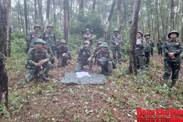 Trung đoàn Bộ binh 842 hoàn thành tốt nhiệm vụ diễn tập chiến thuật vòng tổng hợp năm 2025