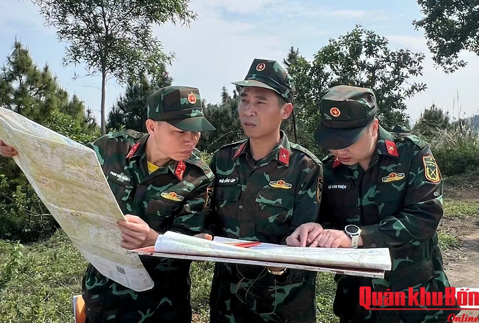 Khoa Chiến thuật, chiến dịch tổ chức tốt nội dung huấn luyện tập bài trinh sát thực địa cho học viên lớp  ĐTN22B