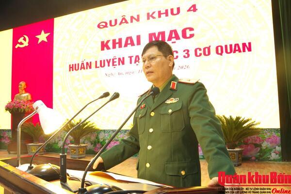 Khai mạc huấn luyện tại chức cơ quan Quân khu 4 năm 2026