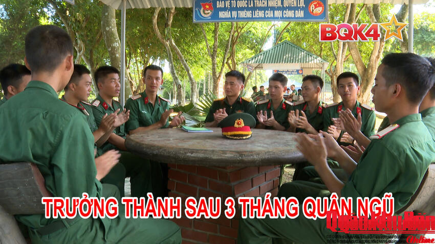 Trưởng thành sau 3 tháng quân ngũ