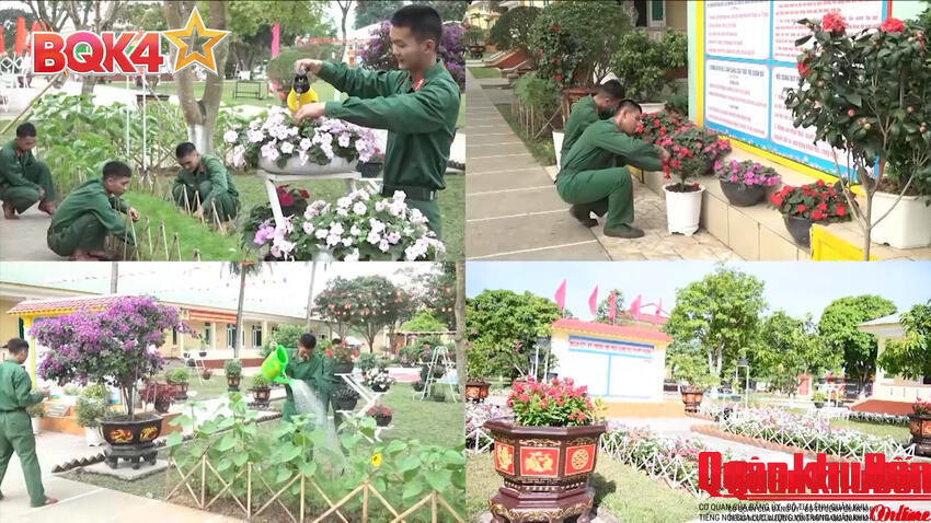 Phóng sự: DOANH TRẠI XANH GIỮA VÙNG NẮNG GIÓ.