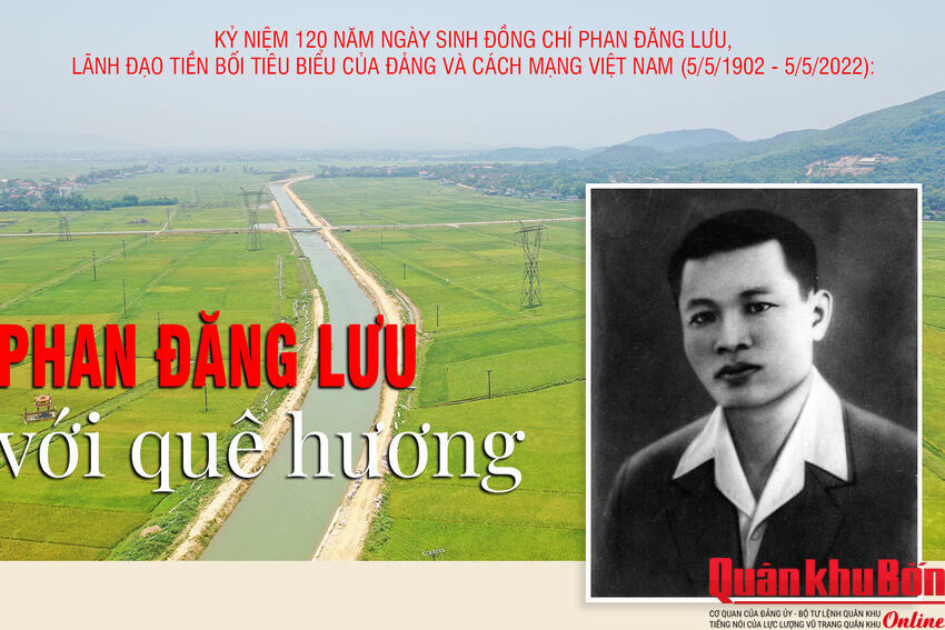 Đồng chí Phan Đăng Lưu với quê hương