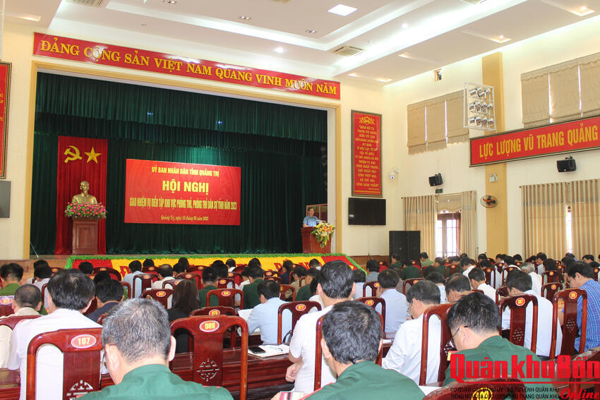 Tỉnh Quảng Trị: Giao nhiệm vụ diễn tập cho các địa phương, đơn vị
