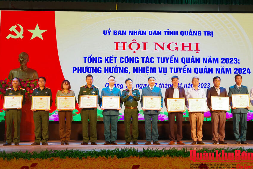 Tỉnh Quảng Trị triển khai công tác tuyển chọn và gọi công dân nhập ngũ năm 2024