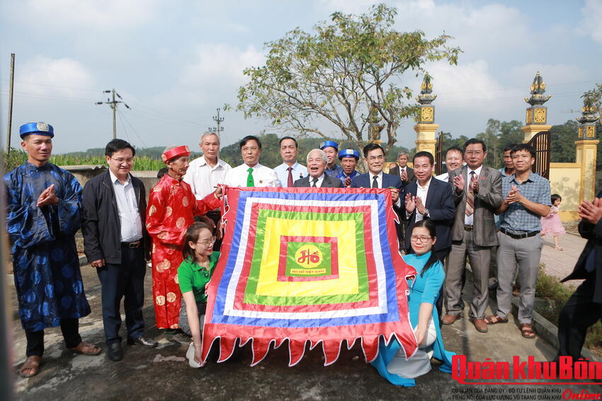 Dòng họ Hồ Việt Nam huyện Hương Sơn, Hà Tĩnh tổ chức gặp mặt truyền thống lần thứ XIII