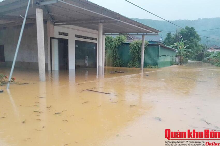 Tuyên Hóa: Hàng chục nhà dân bị ngập do lũ