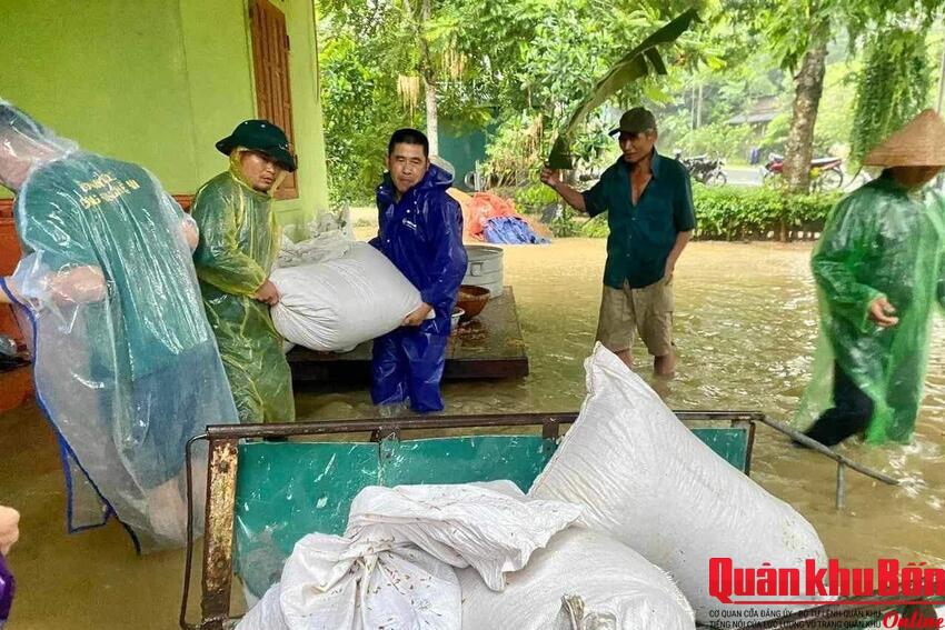 Con Cuông sơ tán 55 hộ dân vùng ngập lụt