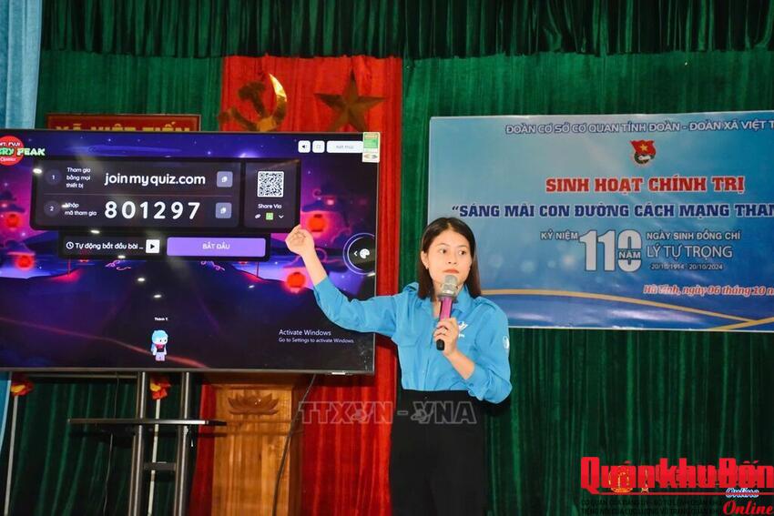 “Sáng mãi con đường cách mạng của thanh niên” trên quê hương Anh hùng Lý Tự Trọng