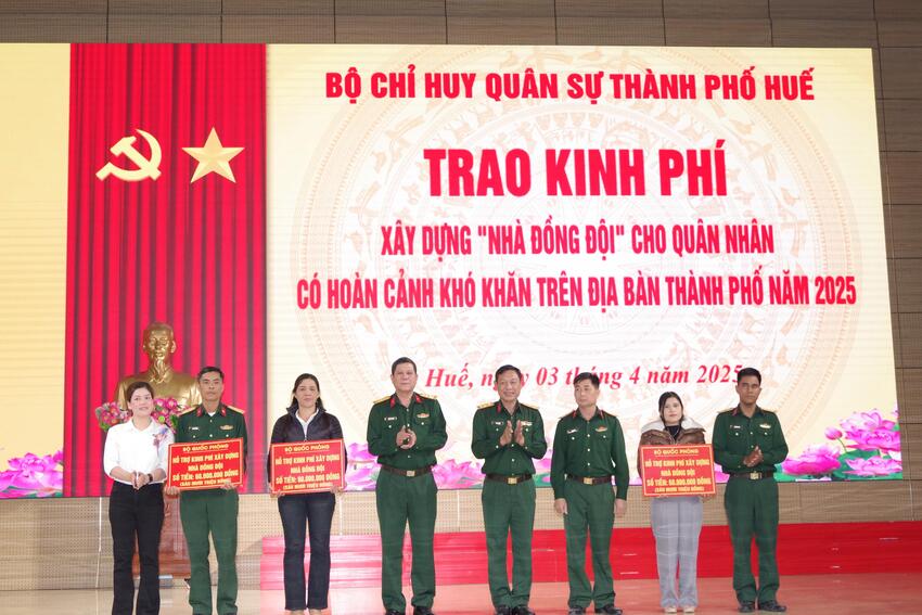 Bộ Chỉ huy Quân sự thành phố Huế triển khai kế hoạch xây dựng nhà ở cho các đối tượng chính sách và hộ nghèo