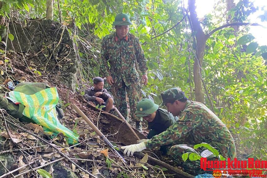 Đoàn Kinh tế - Quốc phòng 337: Quy tập được 02 Hài cốt Liệt sĩ