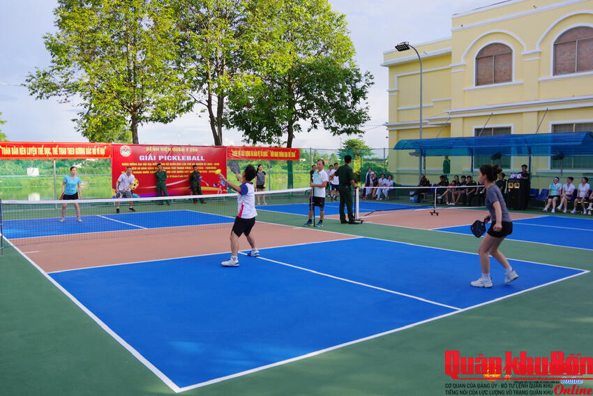 Bệnh viện Quân y 268 (Cục Hậu cần - Kỹ thuật Quân khu 4): Khai mạc giải Pickleball