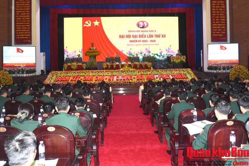 Đại hội đại biểu Đảng bộ Quân khu 4 lần thứ XII tiến hành phiên trù bị