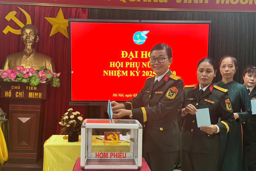 Hội Phụ nữ cơ sở Hệ 6, Học viện Chính trị: Đại hội nhiệm kỳ 2025 - 2030