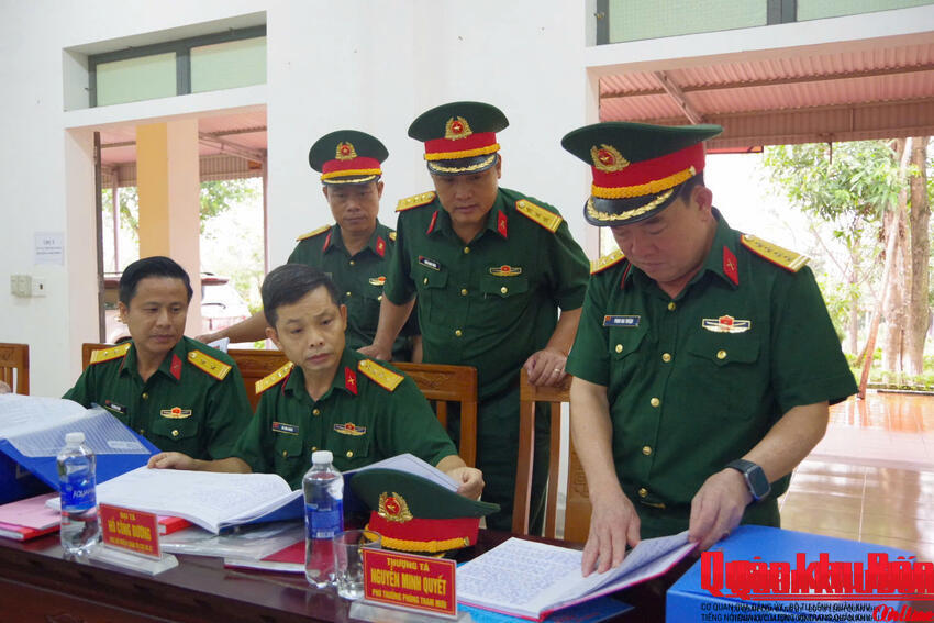Cục Hậu cần – Kỹ thuật Quân khu kiểm tra kết quả thực hiện nhiệm vụ năm 2025 tại Kho K3