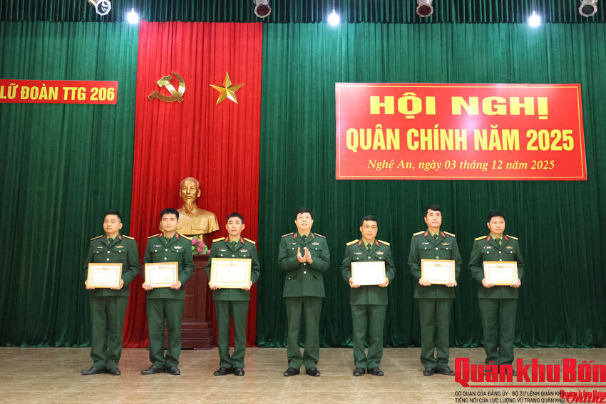Lữ đoàn Tăng - Thiết giáp 206 (Quân khu 4): Hội nghị quân chính năm 2025