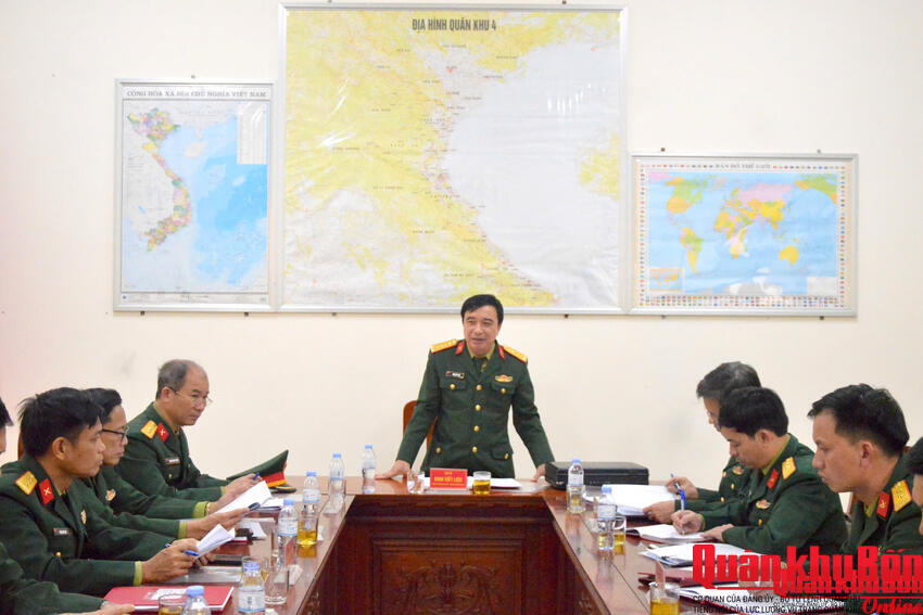 Cục Hậu cần – Kỹ thuật Quân khu 4 kiểm tra, đánh giá kết quả hội thi đơn vị tăng gia sản xuất giỏi năm 2025 đối với lữ đoàn 654