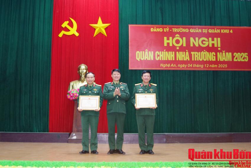 Xây dựng Trường Quân sự Quân khu 4 “thông minh, hiện đại, chính quy, mẫu mực”