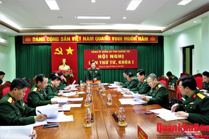 Đảng ủy Quân sự tỉnh Quảng Trị xác định hai đột phá trong năm 2026