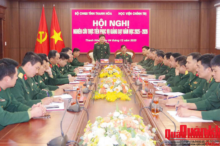 Khoa Binh chủng, Học viện Chính trị: Nghiên cứu thực tiễn tại một số đơn vị thuộc Quân khu 4