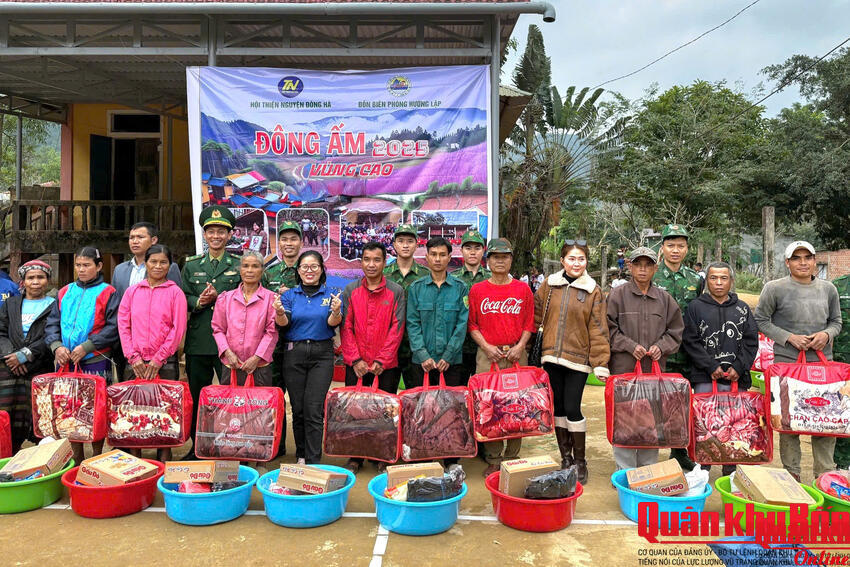 Bộ đội Biên phòng Quảng Trị: Ra quân thực hiện Chương trình "Tình nguyện mùa đông năm 2025 và xuân tình nguyện năm 2026"