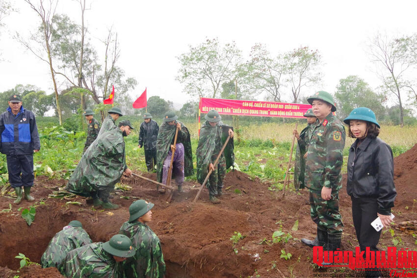Sư đoàn 968 khởi công xây dựng nhà ở cho Nhân dân tại xã Khe Sanh, tỉnh Quảng Trị