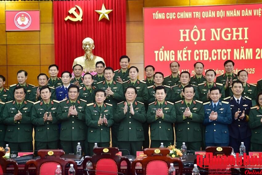 Đại tướng Nguyễn Trọng Nghĩa chủ trì Hội nghị tổng kết công tác Đảng, công tác chính trị năm 2025
