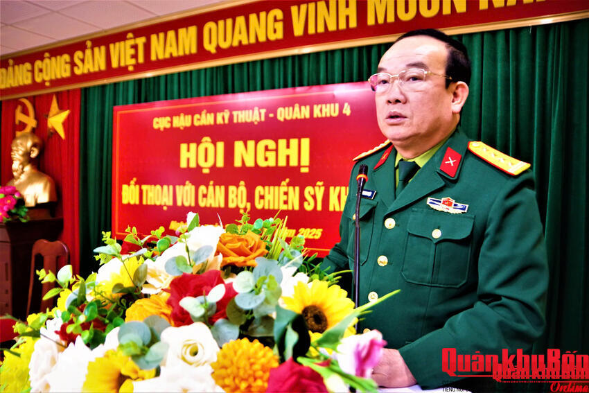 Cục Hậu cần – Kỹ thuật Quân khu 4 đối thoại dân chủ tại Kho KX3