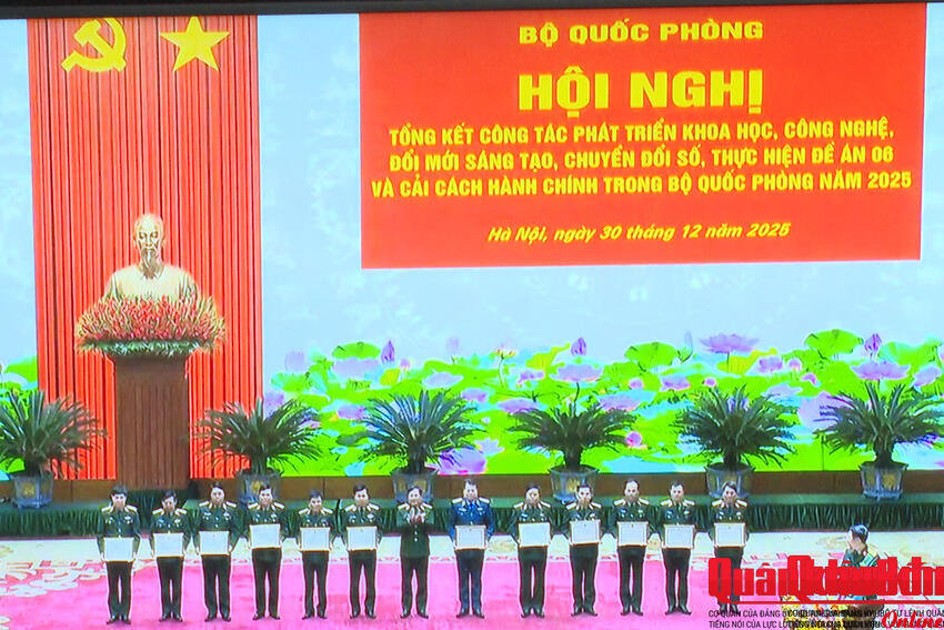 Bộ Quốc phòng: Tổng kết công tác phát triển khoa học, công nghệ, đổi mới sáng tạo, chuyển đổi số.