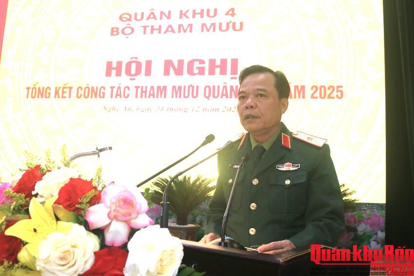 Bộ Tham mưu Quân khu 4 tổng kết công tác tham mưu năm 2025