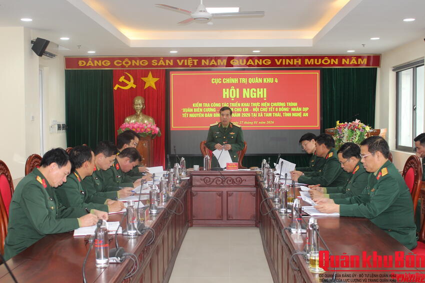 Quân khu 4: Chuẩn bị chu đáo Chương trình “Xuân biên cương, Tết ấm cho em, hội chợ Tết o đồng”