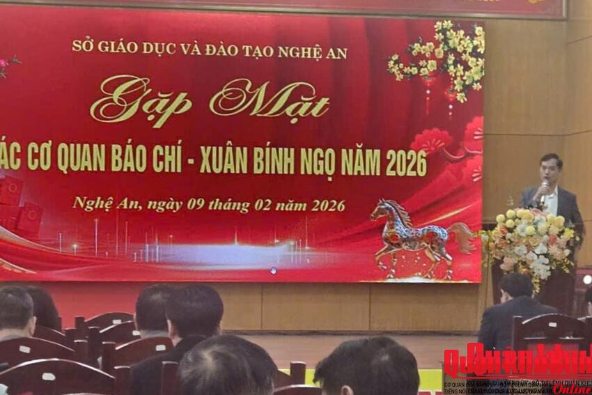 Các cơ quan thông tấn báo chí luôn đồng hành cùng ngành Giáo dục và Đào tạo tỉnh Nghệ An