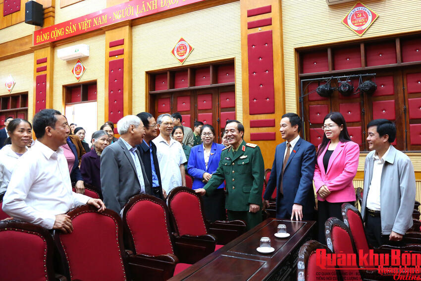 Thượng tướng Lê Đức Thái: Giữ mối liên hệ chặt chẽ với cử tri, lắng nghe và phản ánh trung thực ý kiến của Nhân dân