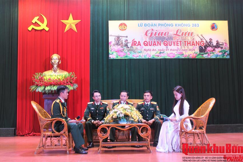 Lữ đoàn Phòng không 283: Giao lưu ra quân quyết thắng