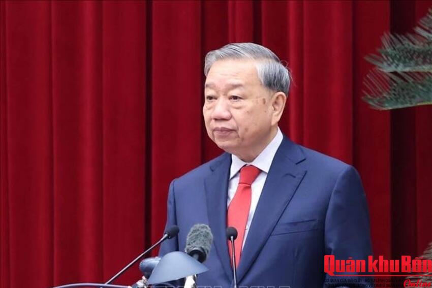 Toàn văn phát biểu của Tổng Bí thư Tô Lâm khai mạc Hội nghị Trung ương lần thứ 2