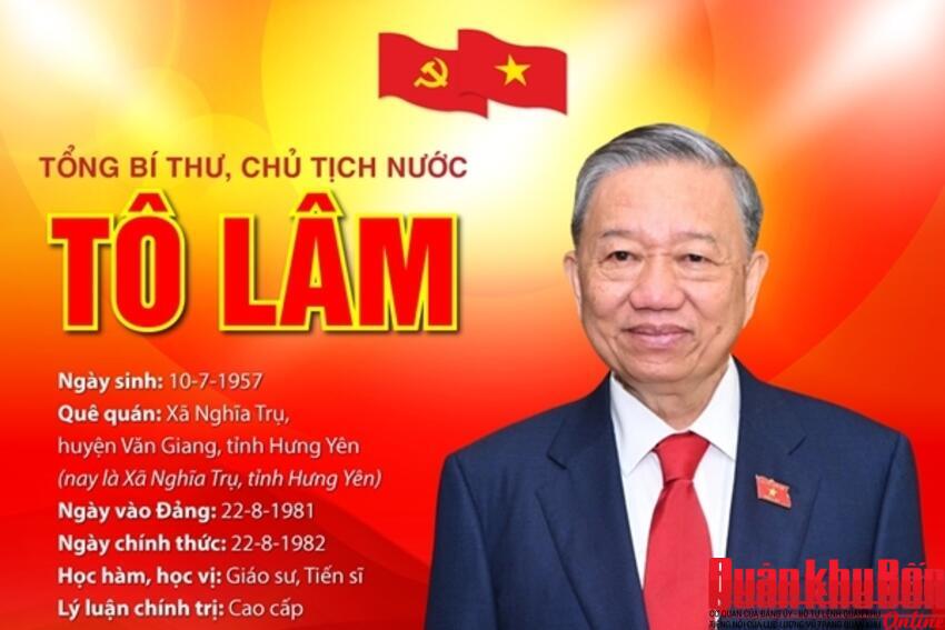 Tiểu sử đồng chí Tổng Bí thư, Chủ tịch nước Tô Lâm