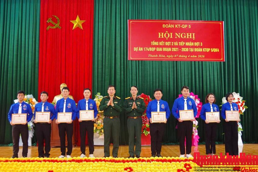 Đoàn Kinh tế - Quốc phòng 5 (Quân khu 4) tiếp nhận 24 trí thức trẻ tình nguyện