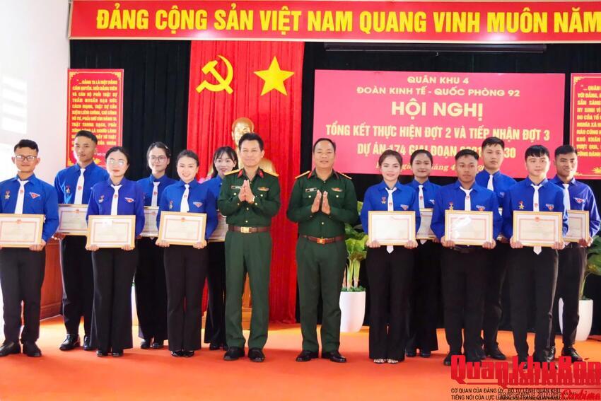 Đoàn Kinh tế - Quốc phòng 92 (Quân khu 4) tổng kết Dự án 174