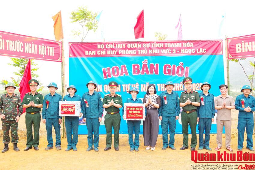 Bộ Chỉ huy Quân sự tỉnh Thanh Hóa kiểm tra huấn luyện chiến sĩ dân quân năm thứ nhất