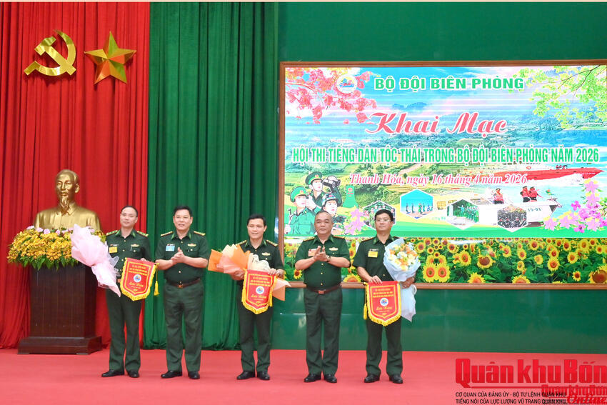 Hội thi tiếng dân tộc Thái trong Bộ đội Biên phòng năm 2026