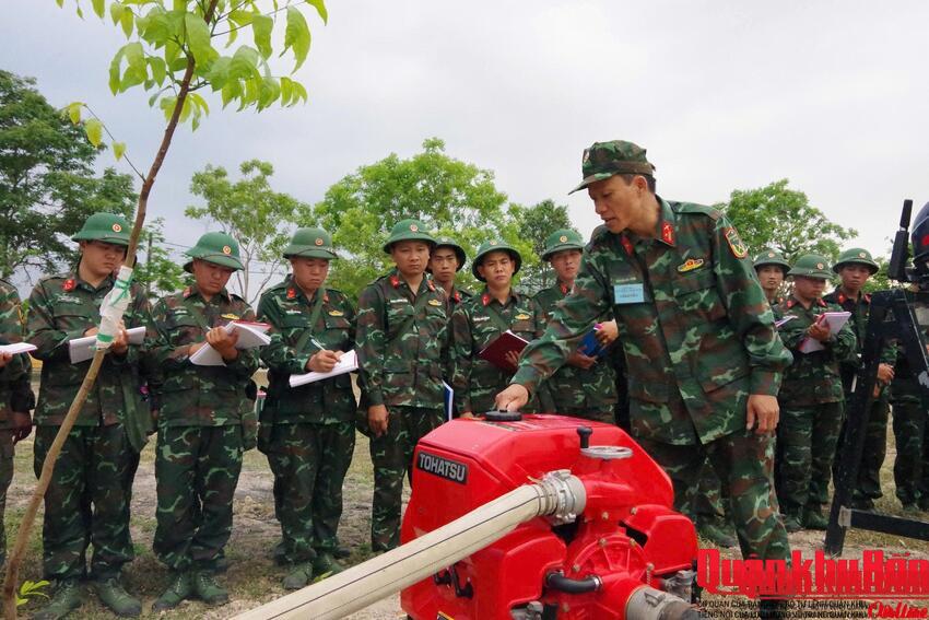 Trung đoàn 19, Sư đoàn 968 (Quân khu 4) tập huấn vận hành, sử dụng trang thiết bị phòng cháy chữa cháy, cứu hộ cứu nạn