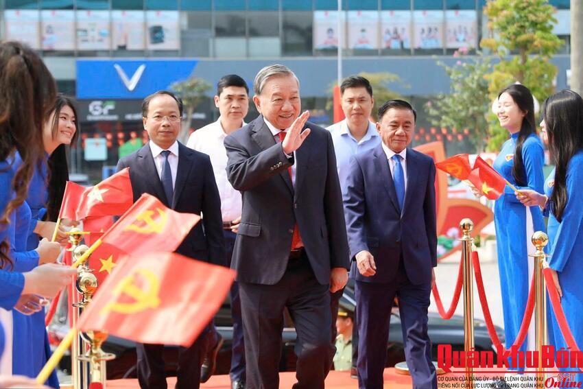 Tổng Bí thư, Chủ tịch nước Tô Lâm và đại biểu dự Lễ kỷ niệm 120 năm Ngày sinh Tổng Bí thư Hà Huy Tập