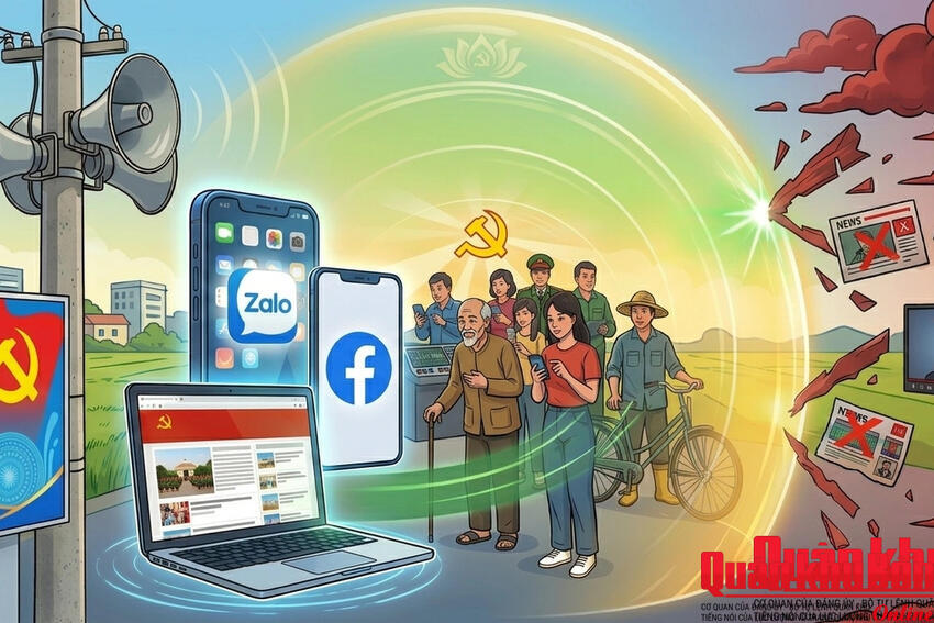 Truyền thông cơ sở: Xây “pháo đài số”, chặn tin giả AI