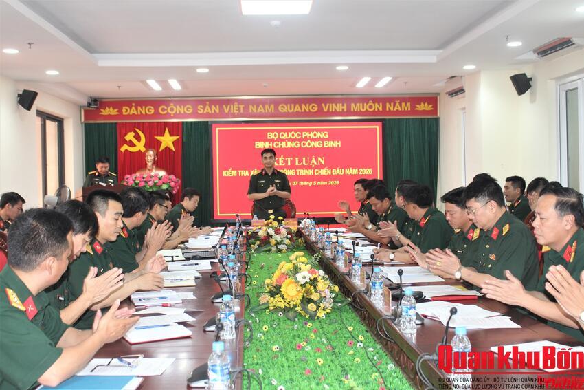 Quân khu 4 các công trình chiến đấu xây dựng bảo đảm đúng quy định, chất lượng tốt