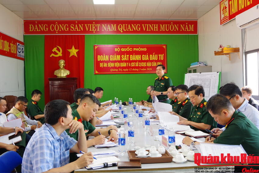 Bộ Quốc phòng giám sát, đánh giá đầu tư Dự án Bệnh viện Quân y 4 (Cơ sở 2)