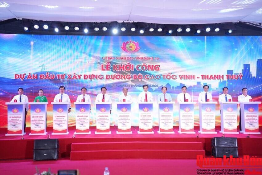 Nghệ An: Khởi công cao tốc Vinh - Thanh Thủy