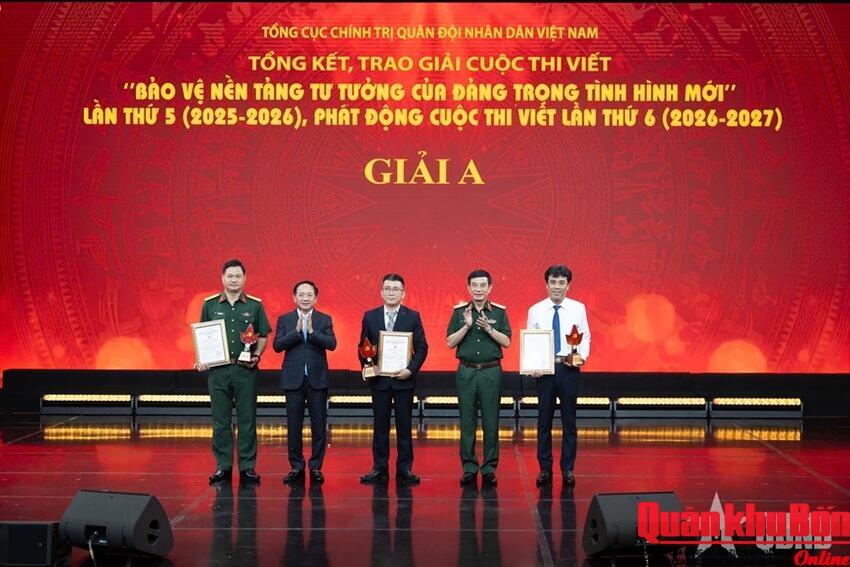 Tổng kết và trao giải Cuộc thi viết “Bảo vệ nền tảng tư tưởng của Đảng trong tình hình mới” lần thứ 5 (2025-2026), phát động Cuộc thi viết lần thứ 6 (2026-2027)