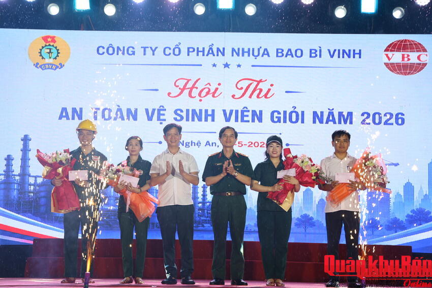 Công ty CP Nhựa bao bì Vinh: Hội thi an toàn, vệ sinh viên năm 2026.