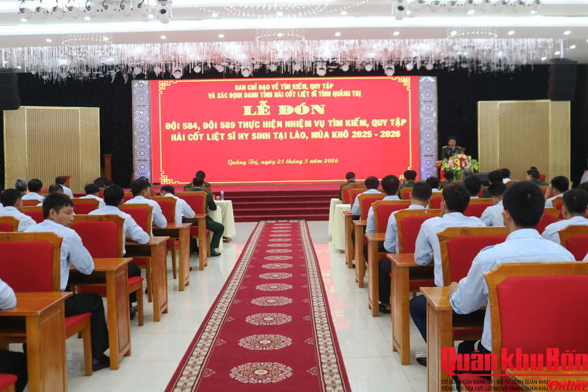 Ban Chỉ đạo 515 tỉnh Quảng Trị tổ chức Lễ đón các Đội quy tập về nước