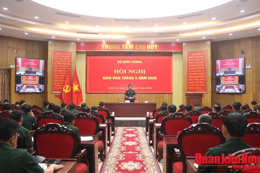 Đại tướng Phan Văn Giang chủ trì Hội nghị giao ban toàn quân